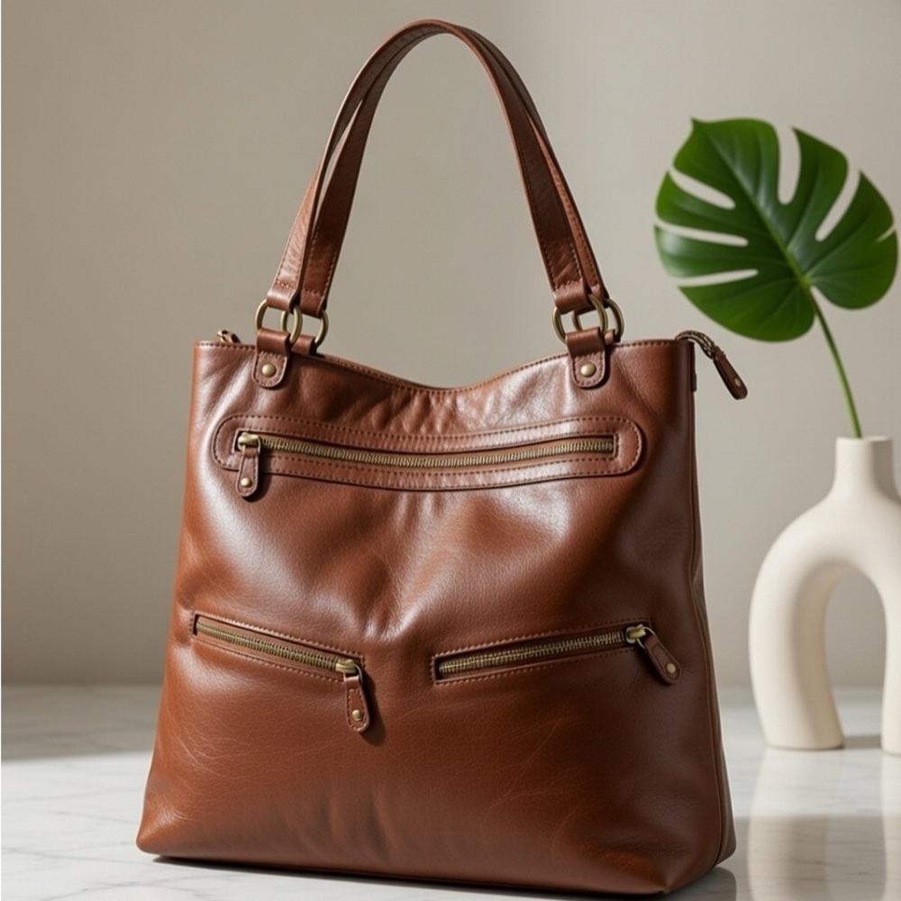 mark. Classic Brown Tote Bag